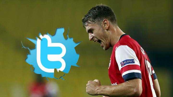 (Fenerbahe-Arsenal) Ramsey gol att, twitter ykld