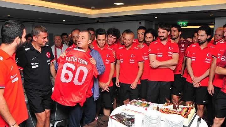 Fatih Terim'in doum gn kutland