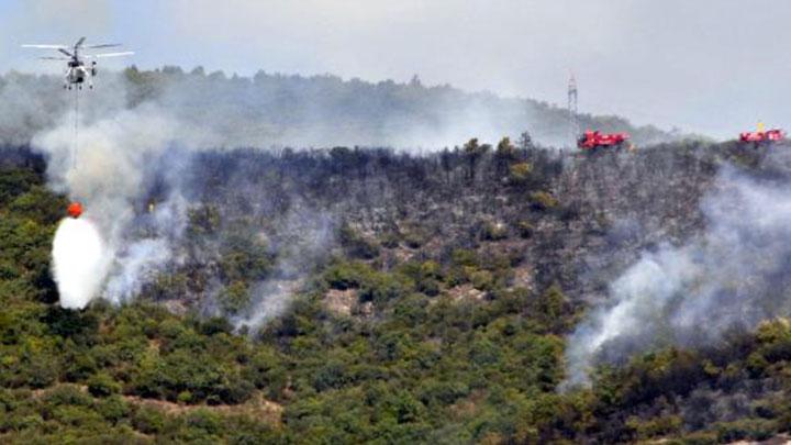 Kocaeli'de korkutan yangn