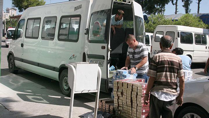 Adana'da kaak sigara operasyonu