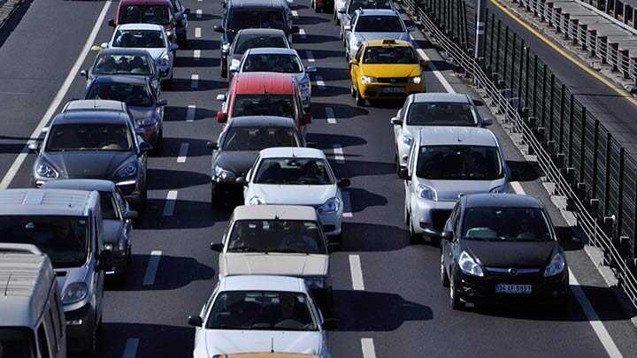 stanbul'da trafik fel