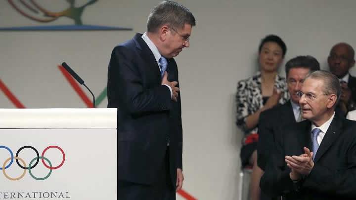 IOC bakanlna Thomas Bach seildi..