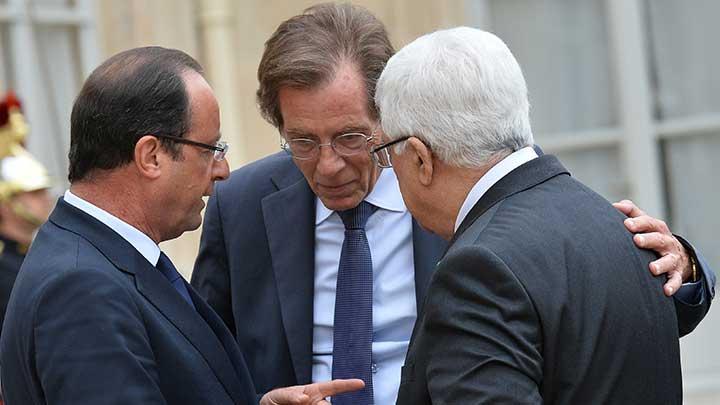 Hollande, Abbas ile grt