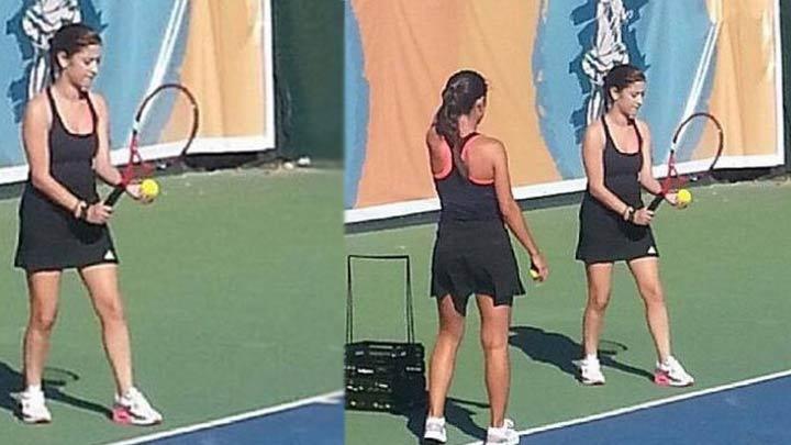 Hazal tenis hocas oldu