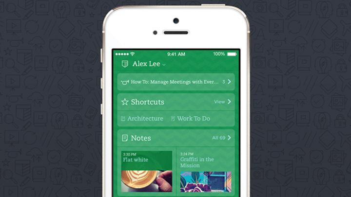 Evernote iOS 7 iin yeniden tasarland