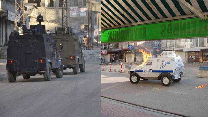 Hakkari'de polis mdahalesi