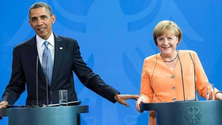 Obama'dan Merkel'e tebrik telefonu