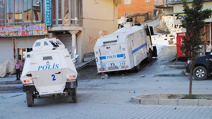 Hakkari'de polis mdahalesi