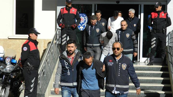 Malatya'da hrszlk etesine darbe: 9 gzalt