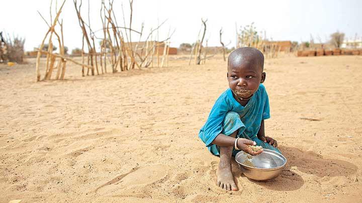 Bir Afrika dram:Etin tozundan orba