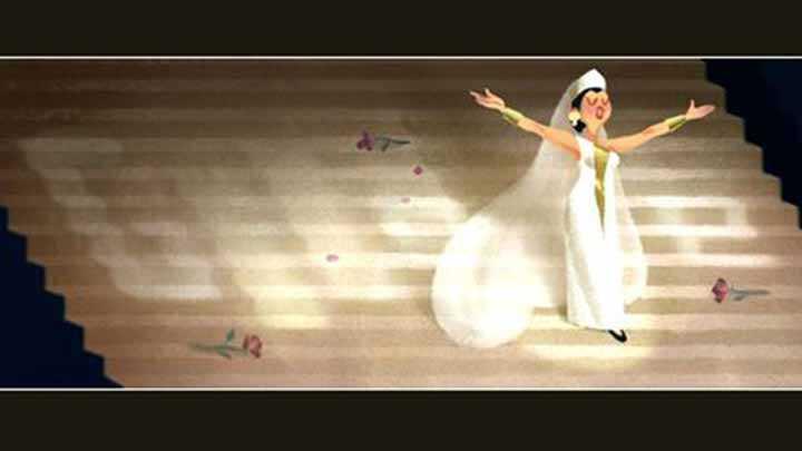 Leyla Gencer Google logosu oldu. 