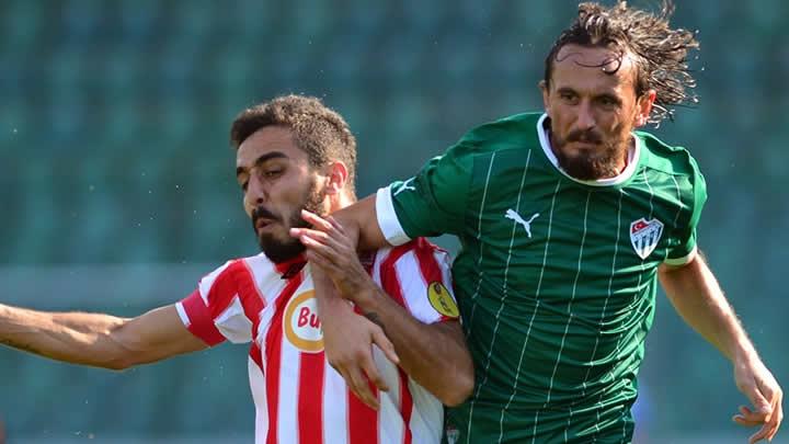 Bursaspor'dan Balkesir'e tek kurun