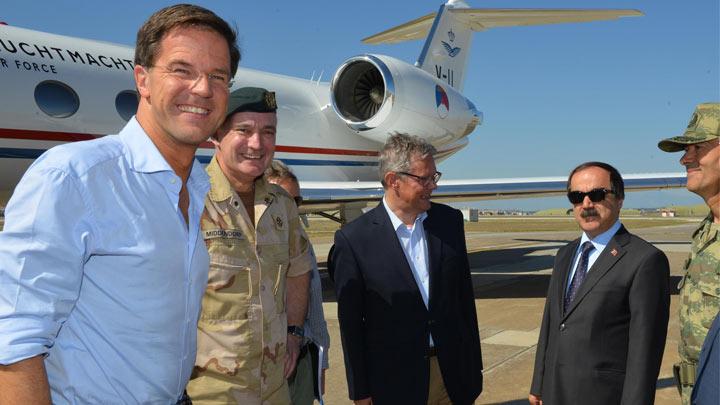 Hollanda Babakan Rutte ncirlik'te