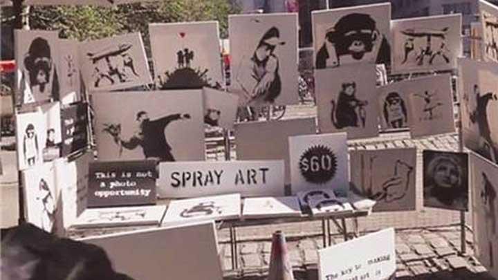 Banksy, eserlerini60 dolara satt