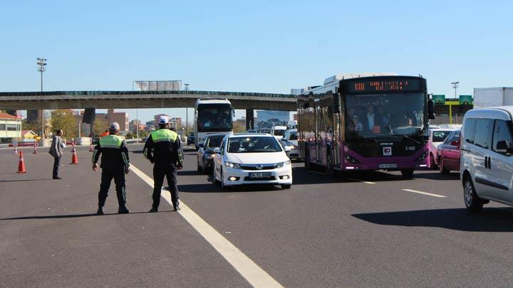 Bayram dn gielerde trafik denetlemesi