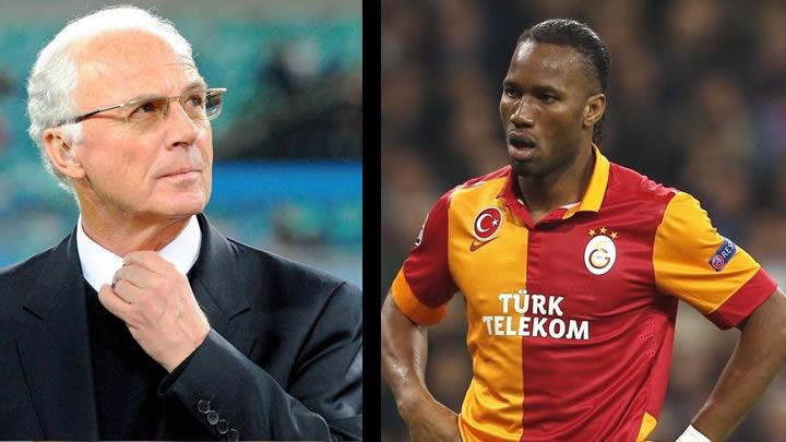 Beckenbauer'den Drogba'ya sert szler!