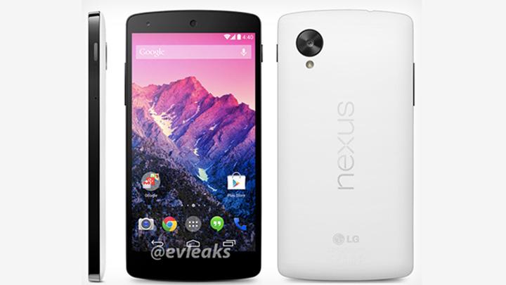 Beyaz Nexus 5 ortaya kt