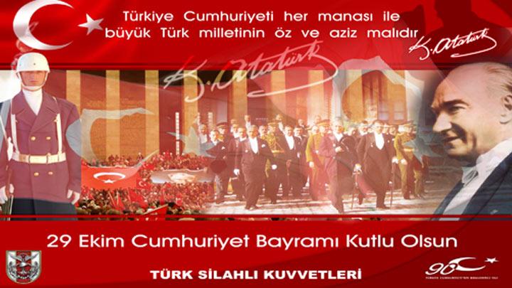 te TSK'nn Cumhuriyet Bayram afileri