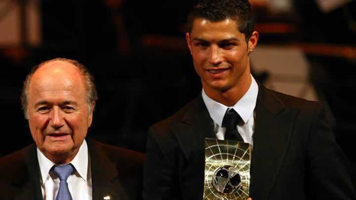 Blatter, Ronaldo ile dalga geti