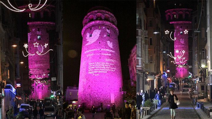 Galata Kulesi pembeye brnd