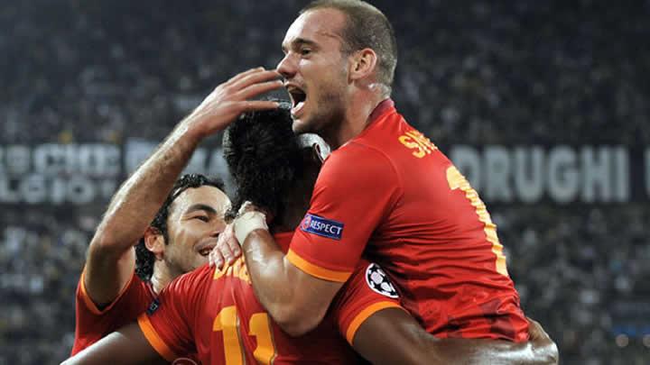 Kopenhag'da Sneijder sevinci!