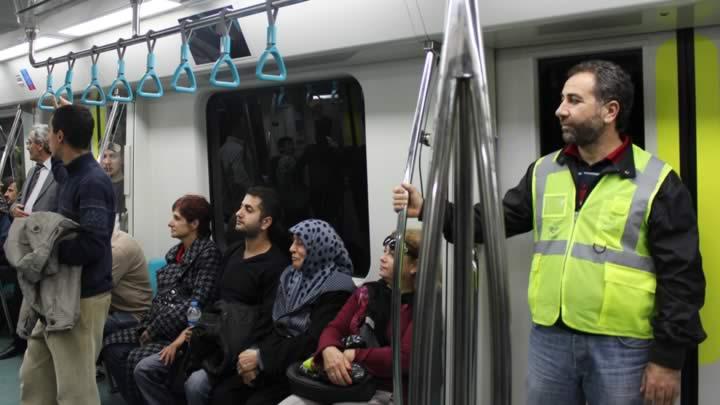 Marmaray'da acil durum nlemi