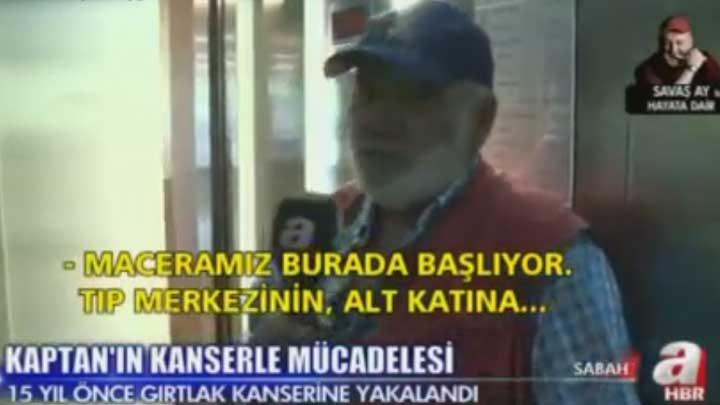 Sava Ay hastaln ilk kendisi haberletirdi!