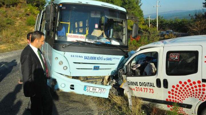 renci servisi kaza yapt!