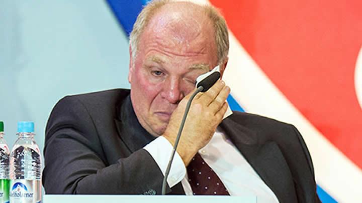 Uli Hoeness gzyalarna engel olamad