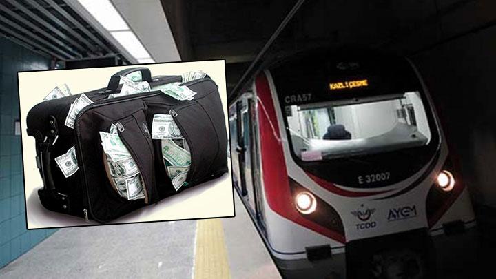 Marmaray'da 50 bin dolar buldu!