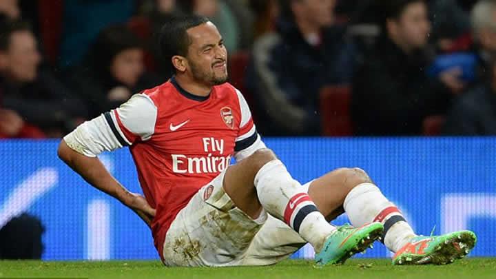 Theo Walcott 6 ay yok