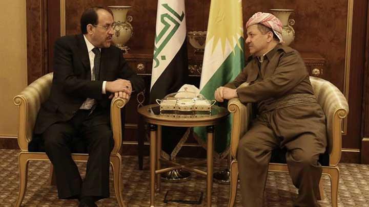 Barzani: Maliki bize hakkmz vermiyor