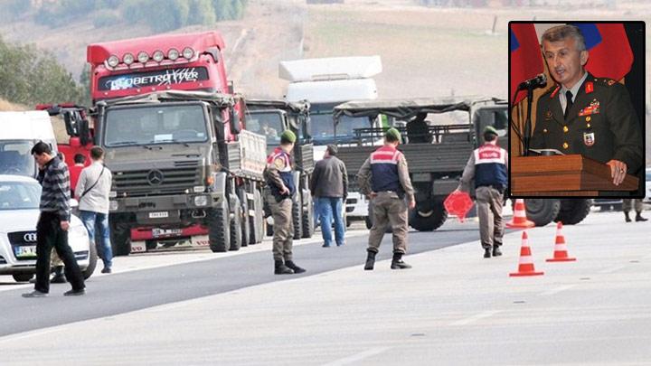 TIRlar durduran komutan paralel yapnn korumas altnda iddias