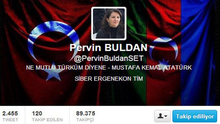 Pervin Buldan'n Twitter hesab hack'lendi