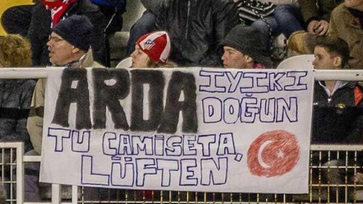 Arda'ya taraftardan byk jest!