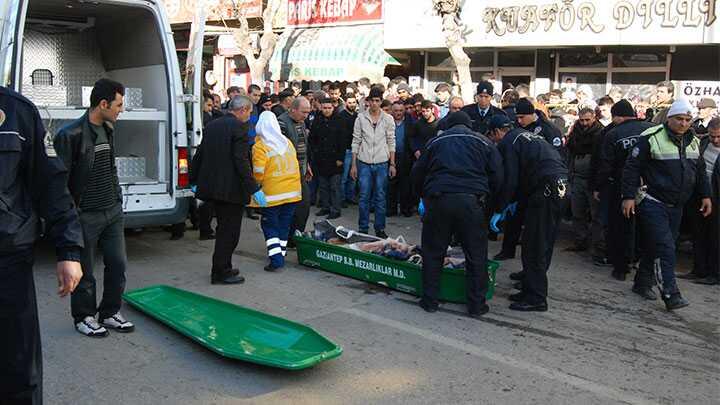 Gaziantep'te feci kaza