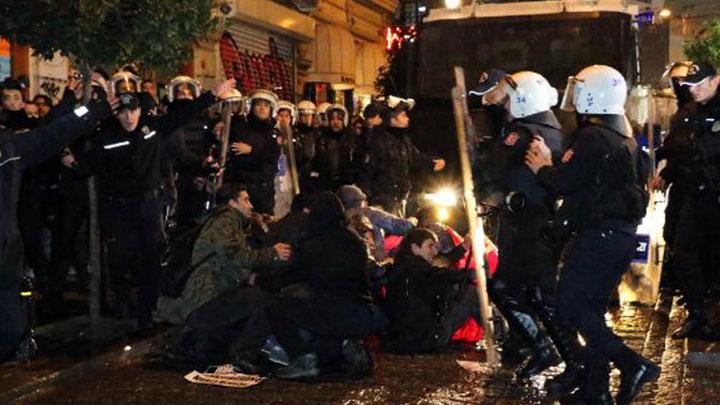 Taksim'de polis mdahalesi