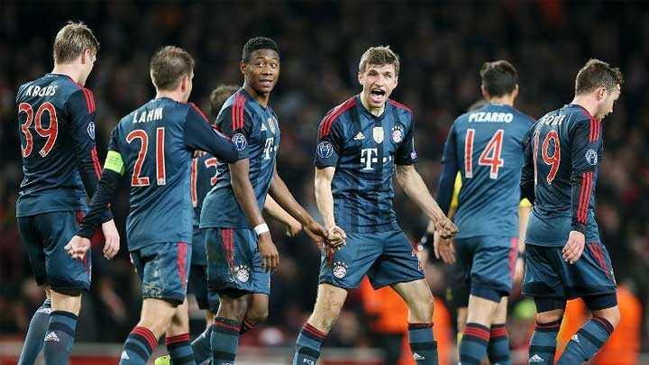 Arsenal 0-2 Bayern Mnih