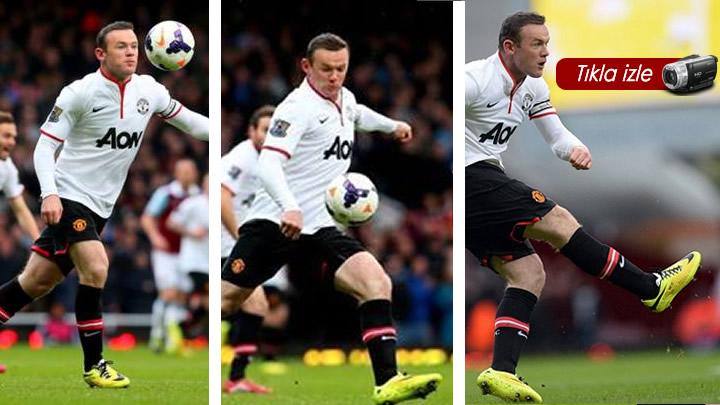 Rooney yle bir gol att ki...