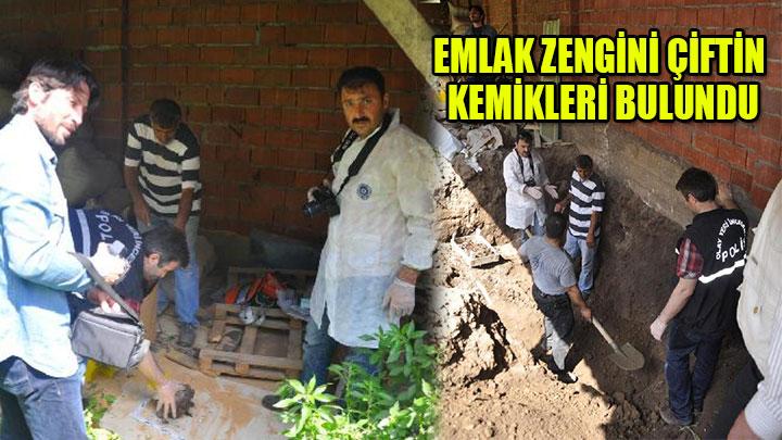 Emlak zengini iftin kemikleri bulundu