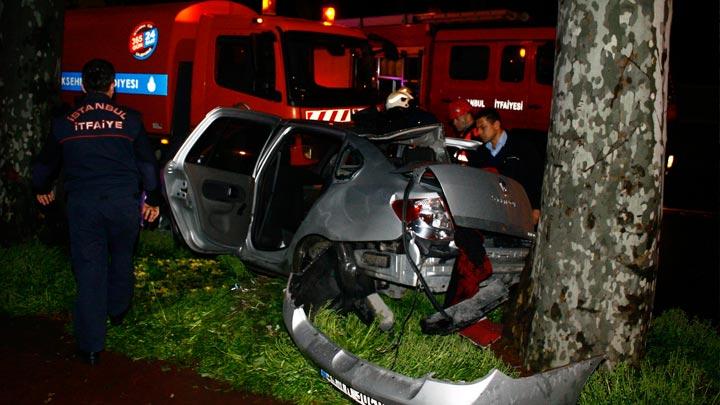 stanbulda trafik kazas: 1 l, 3 yaral