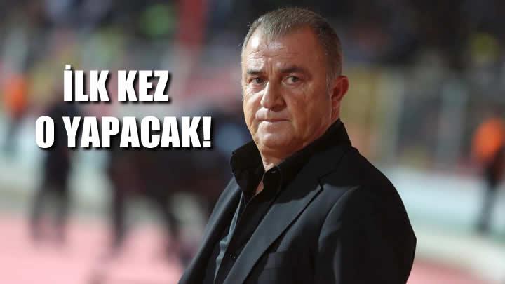 Fatih Terim'den bir ilk daha!