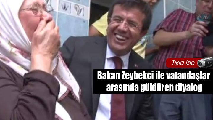 Zeybekci ile vatandalar arasnda gldren diyalog