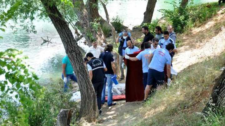 Manavgat Irma'nda erkek cesedi