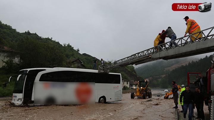 Bolu- Zonguldak karayolu ulama kapand!