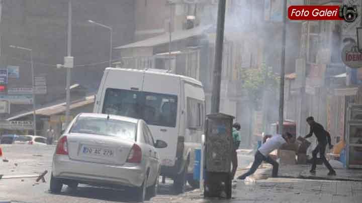 Hakkari'de olayl Lice protestosu