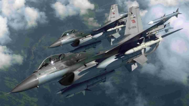 Suriye, F-16'lar radarla taciz etti