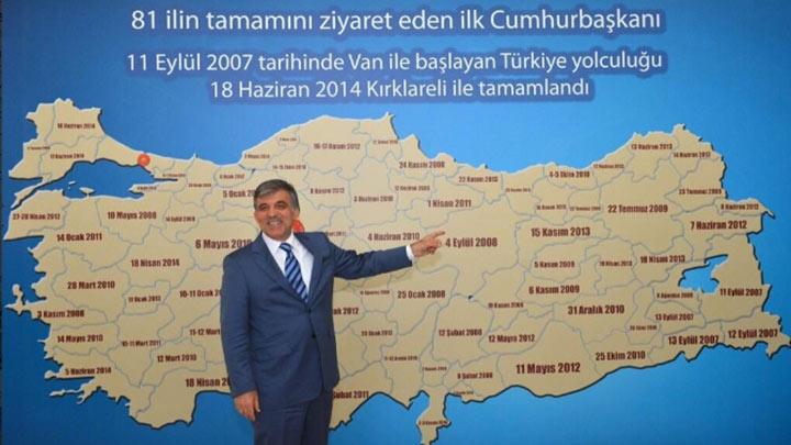 81 ili gezen ilk Cumhurbakan