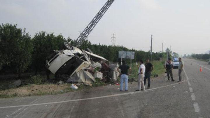 Adana'da feci kaza