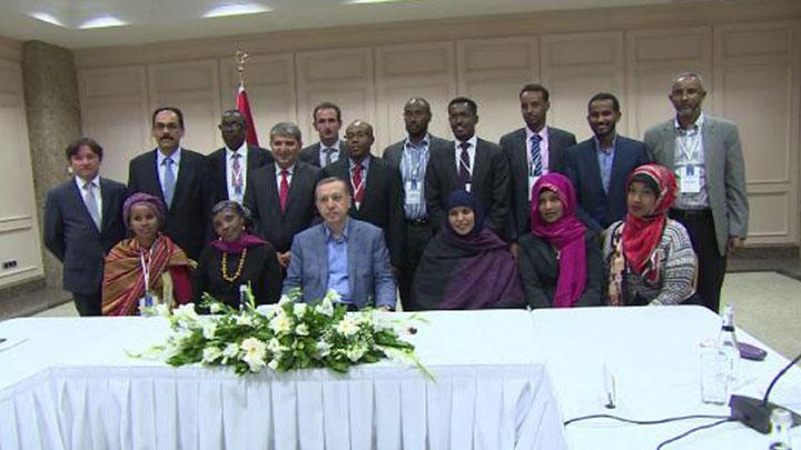 Erdoan Somali Diasporas ile grt